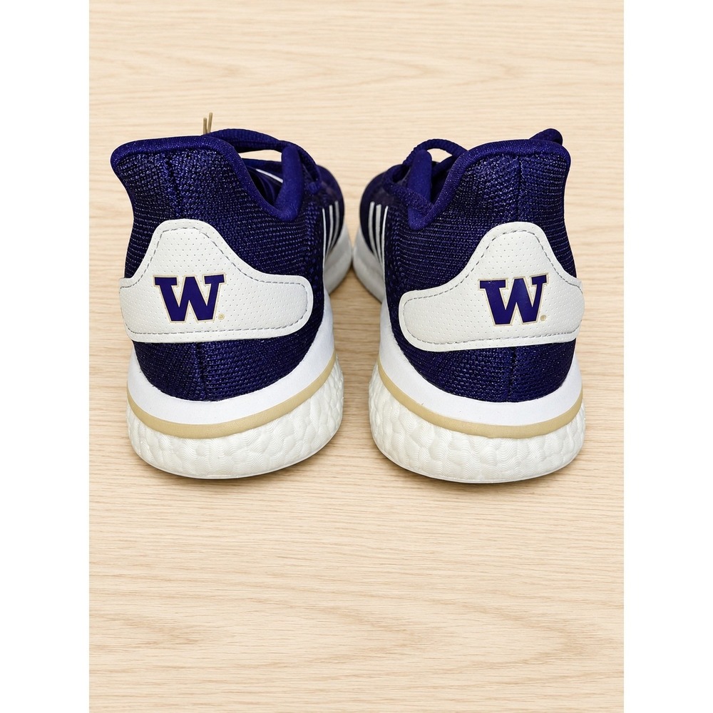Washington Huskies Adidas Supernova Running Shoes Purple White Women's Size 8